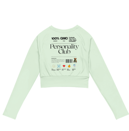 Womens Personality + Running Crop Sweater