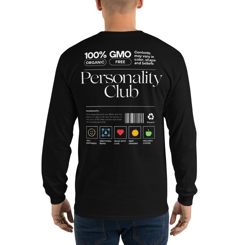 "Bold Personality" Long Sleeve Shirt