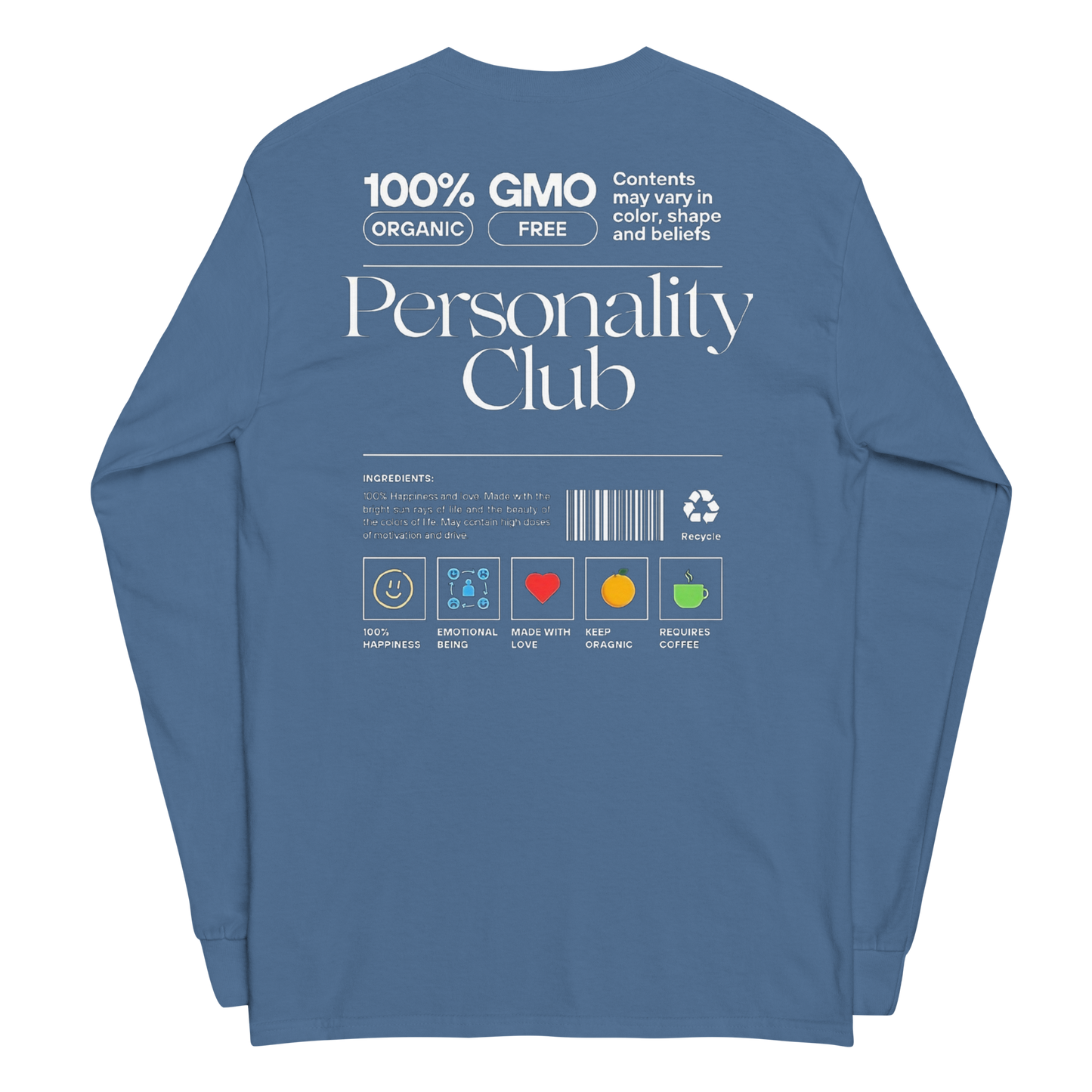 *Limited* Harvest Personality Long Sleeve Tee Shirt