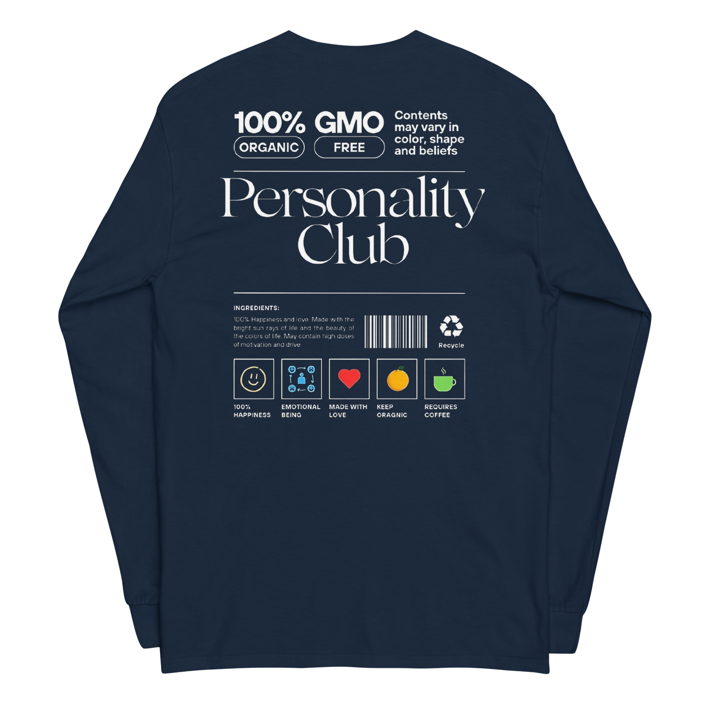 *Limited* Harvest Personality Long Sleeve Tee Shirt