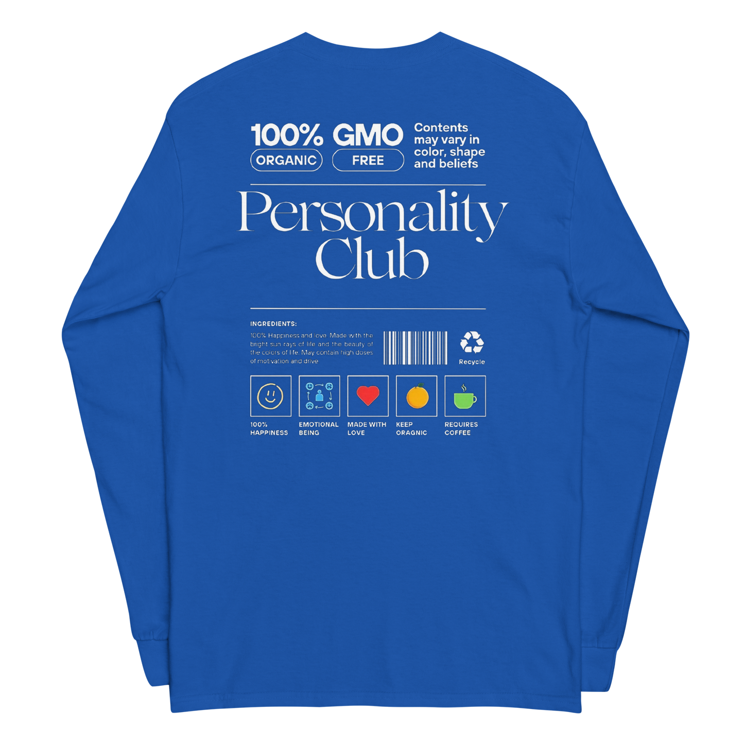 "Bold Personality" Long Sleeve Shirt