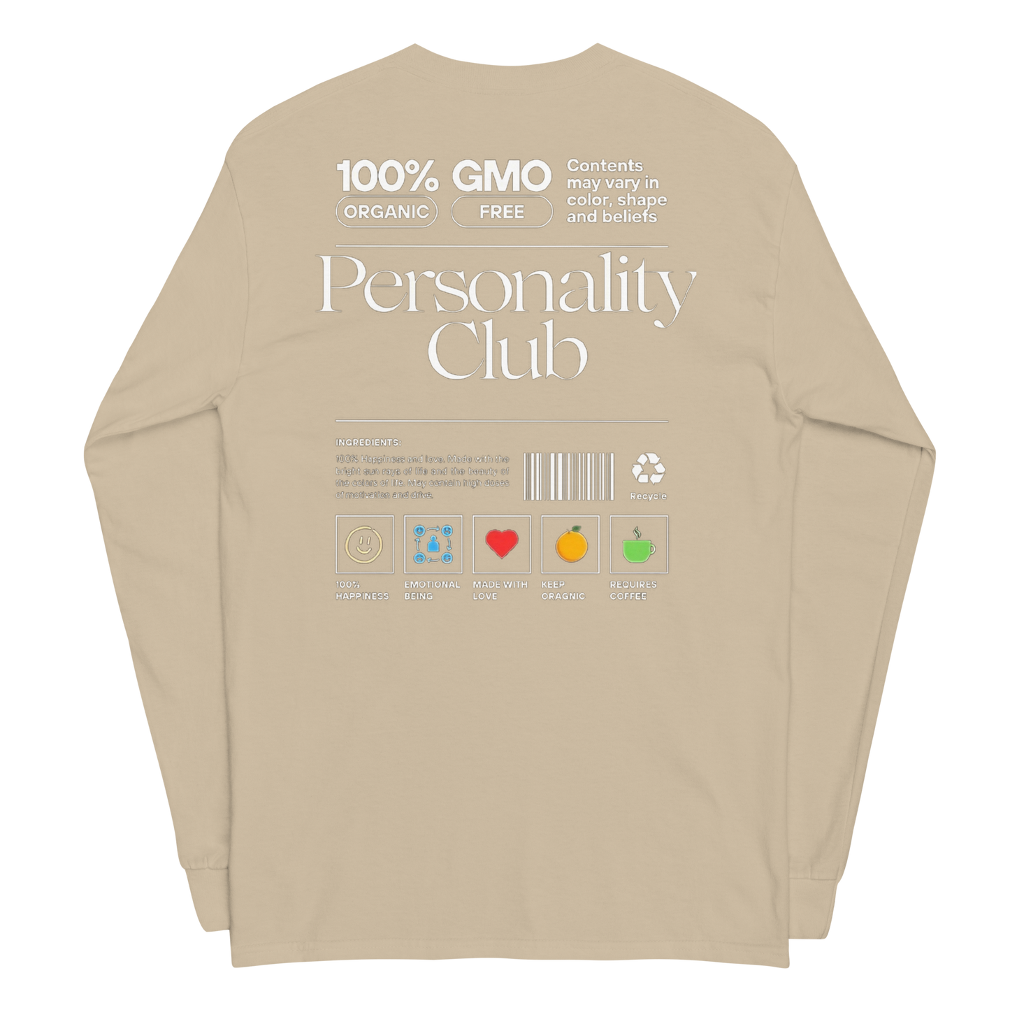 *Limited* Harvest Personality Long Sleeve Tee Shirt