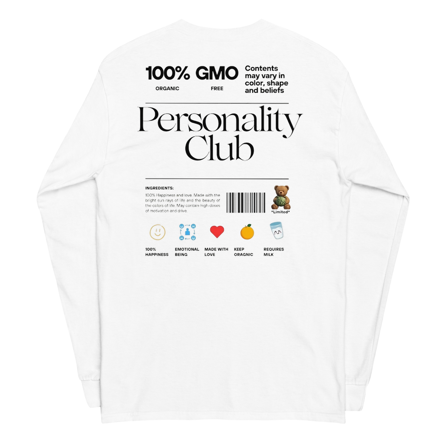 "Bold Personality" Long Sleeve Shirt